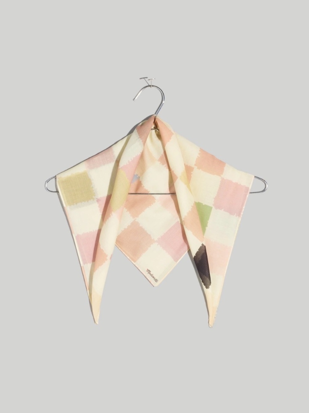Madewell Organic Cotton Bandana in Buttered Scone